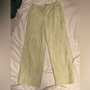 Forever 21 Womens Corduroy Straight leg cargo pants